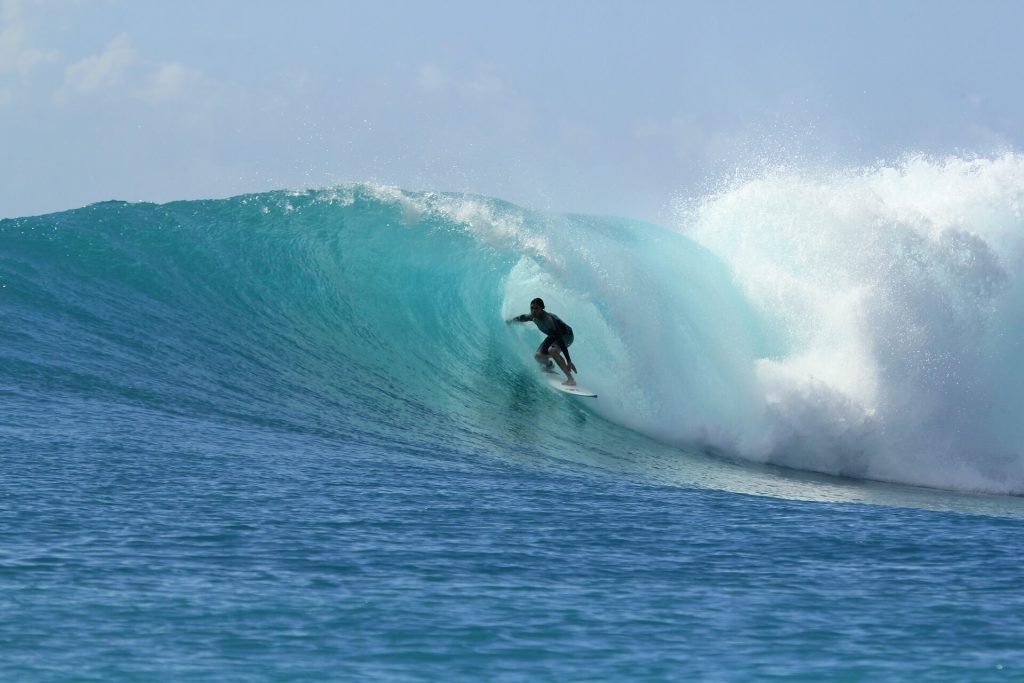 Practicando Surf